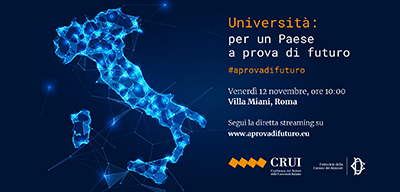 Conferenza Crui on line "Università: per un Paese a prova di futuro”
