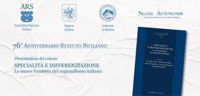 Presentazione volume "Specialità e differenziazione. Le nuove frontiere del regionalismo italiano"