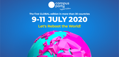 Campus Party Digital Edition: dal 9 all'11 luglio, per un’edizione globale.
