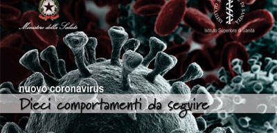 Coronavirus:misure precauzionali contro la diffusione dell’infezione