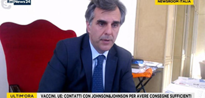 Il Rettore Cuzzocrea ospite della trasmissione "NewsRoom Italia" su Rai News 24