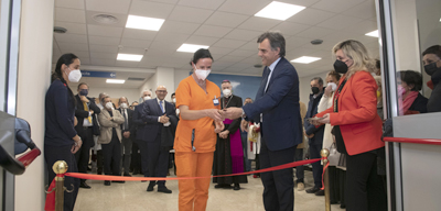 Inaugurato anche il nuovo reparto di Radioterapia Oncologica del Pad. E al Policlinico