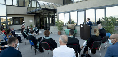 Sulla terrazza dell’Andrea Donato la seduta di laurea estiva del CdL in "Biologia ed ecologia dell’ambiente marino e costiero”