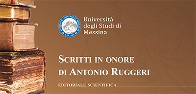 Scritti in onore di Antonio Ruggeri