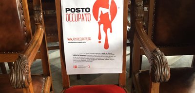 "Posto Occupato" in tutte le aule delle sedute di laurea