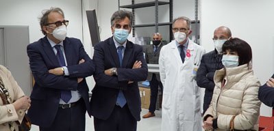 Inaugurato il nuovo Hub vaccinale al Policlinico, prevista la somministrazione di 500 vaccini al giorno